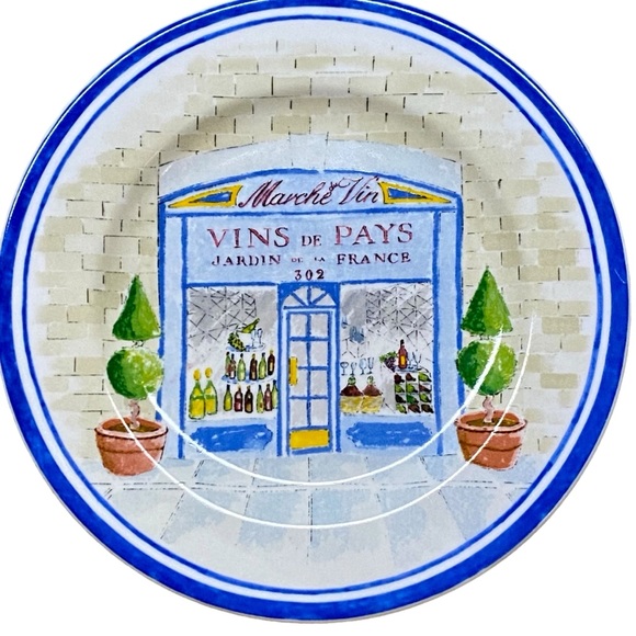 (4) French Bistro by AMERICAN ATELIER Salad/Desert Plates - Picture 8 of 9